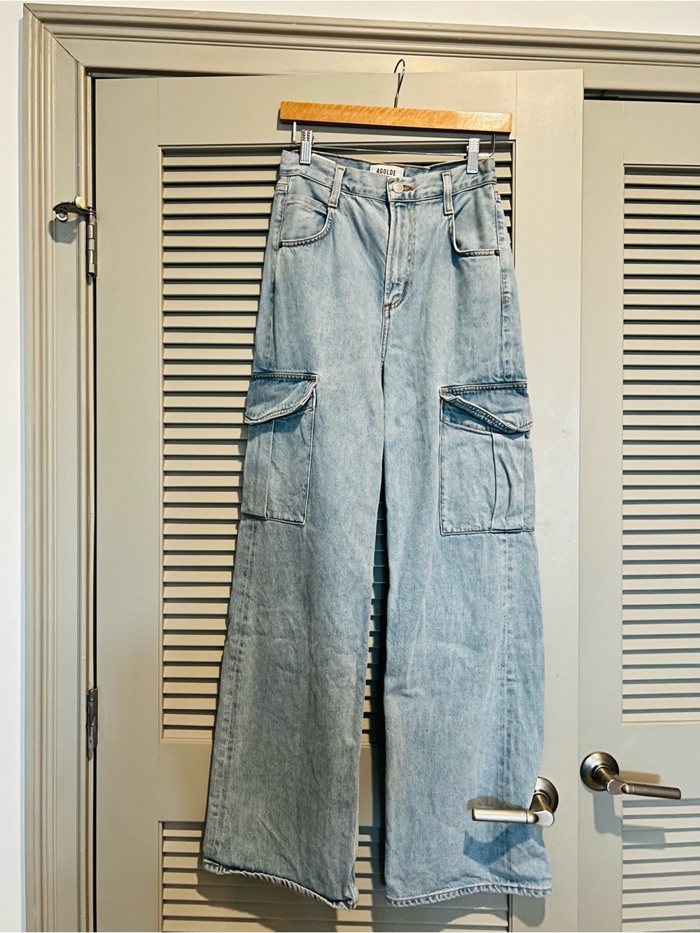 Agolde Wide Leg Cargo Jeans